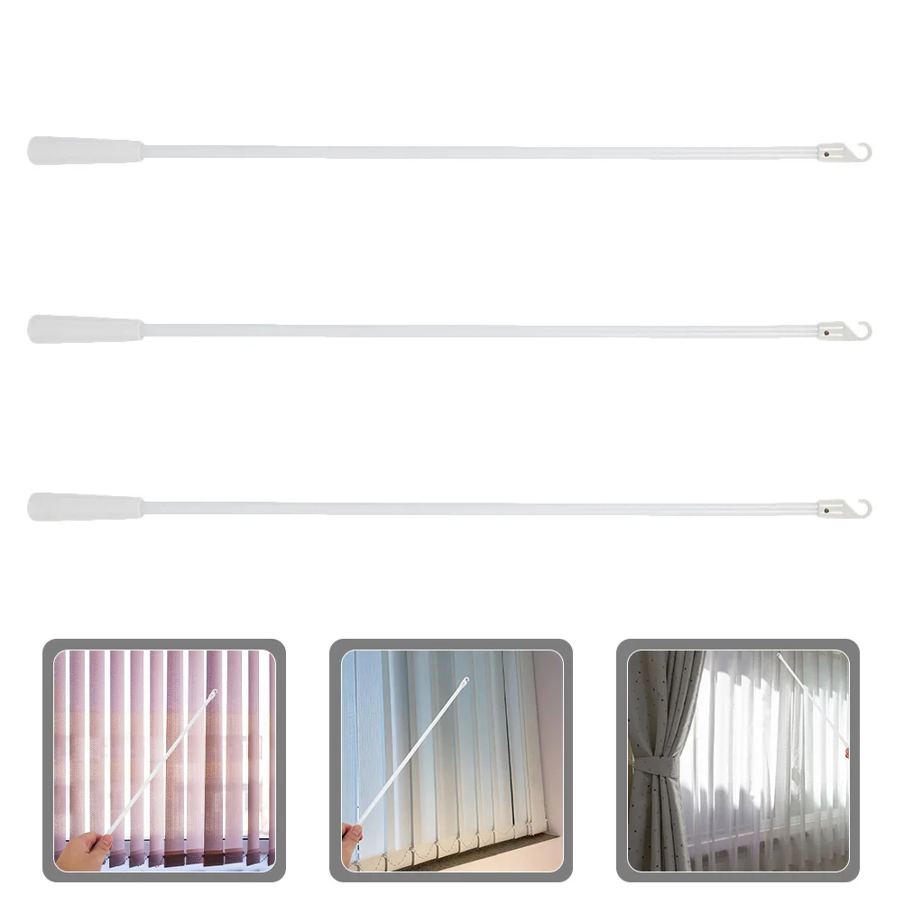 

3pcs Vertical 17 Inch Glass Fiber Tilt Rod Blind Stick for Window Blinds Replacement Parts Long Durability