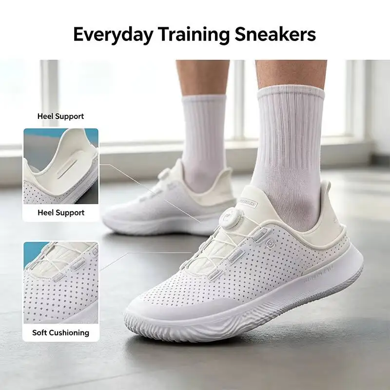 Armour New Under White Lightweight Running Shoes Breathable Cushioned Training Sneakers Non-Slip Athletic Walking Gym Footwear