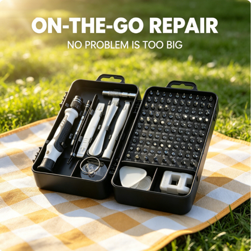  115 in 1 Magnetic Precision Screwdriver Set Torx Hex Bits Professional Repair Kit For Phone PC Watch Eyeglass Maintenance 