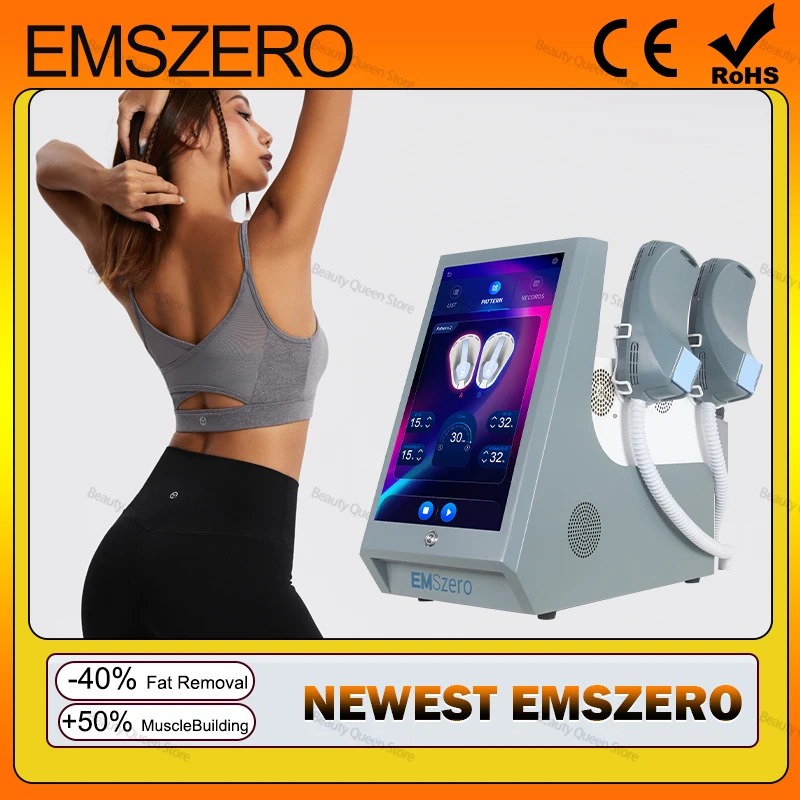 

EMSZERO Newest 15 Tesla 200HZ Weight Loss And EMS Muscle Building Electromagnetic Body Sculpting Slimming Machine