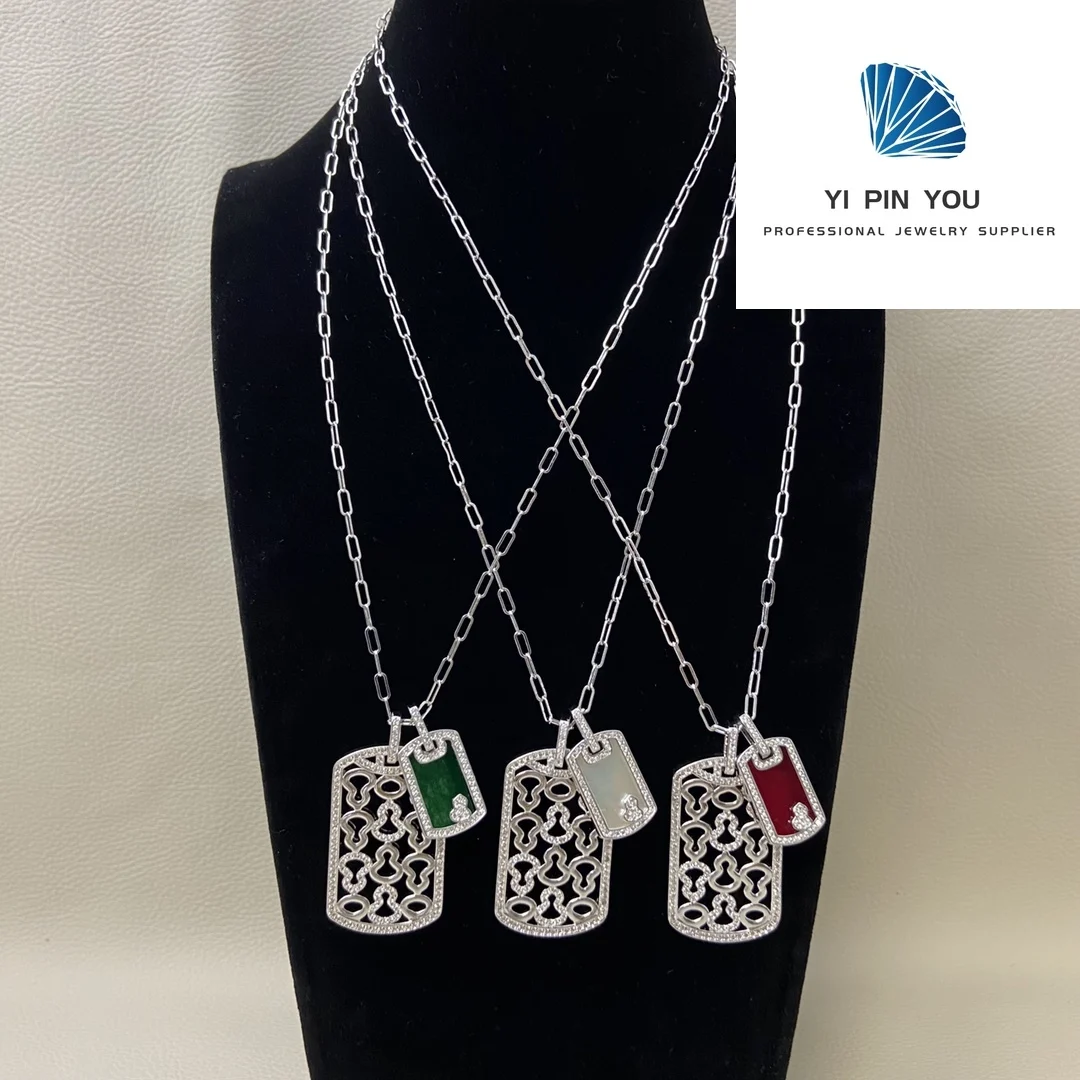 

High Quality High-end S925 Exclusive Style Banquet Essential Zircon Pendant Necklace - Anniversary Gift