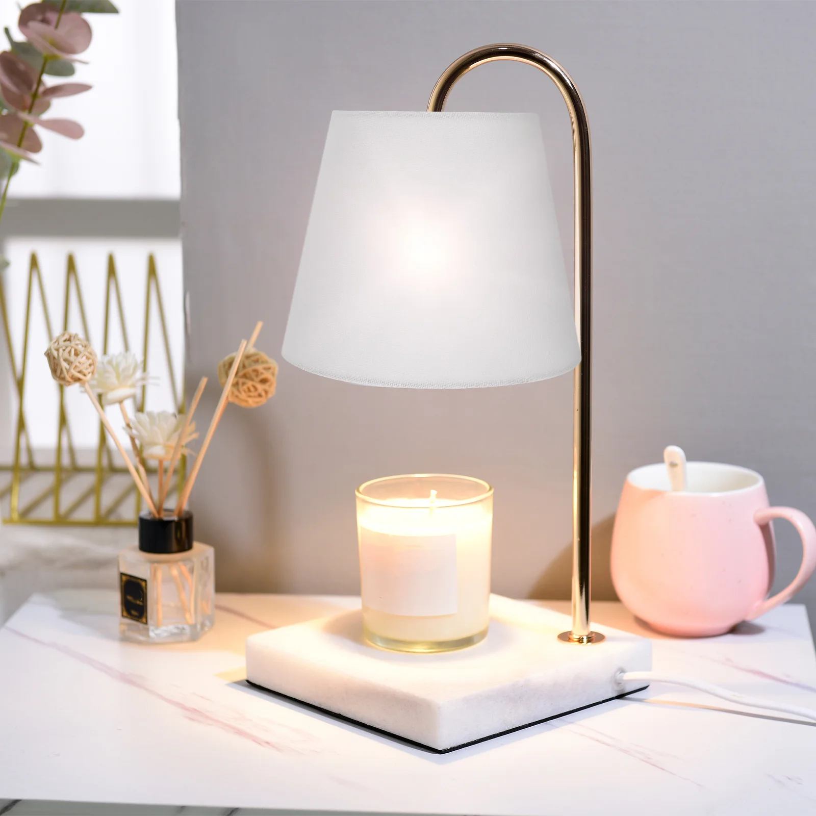 

Small Barrel Lamp Shade Vintage Cloth Lampshade for Bedroom Living Room Desk Lamp Table Light Shade Indoor Cover