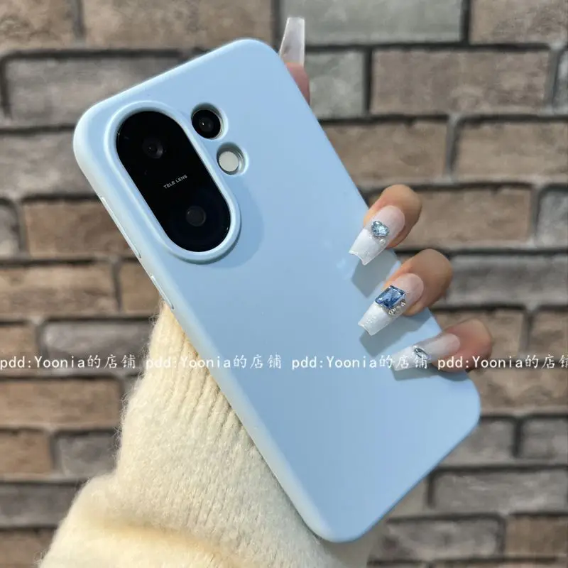 

For VIVO V60 X200 FE Case New Fashion Liquid Silicone Dirt-resistant and Anti-slip For VIVO S30 Pro Mini Shockproof Funda