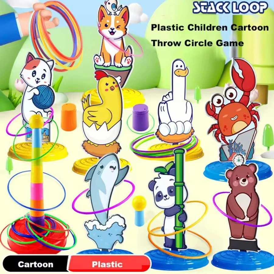 Giocattolo da gioco per animali per bambini all'aperto per interni (colore base casuale) Divertente gioco interattivo genitore-figlio, regali di Natale, regalo del Ringraziamento