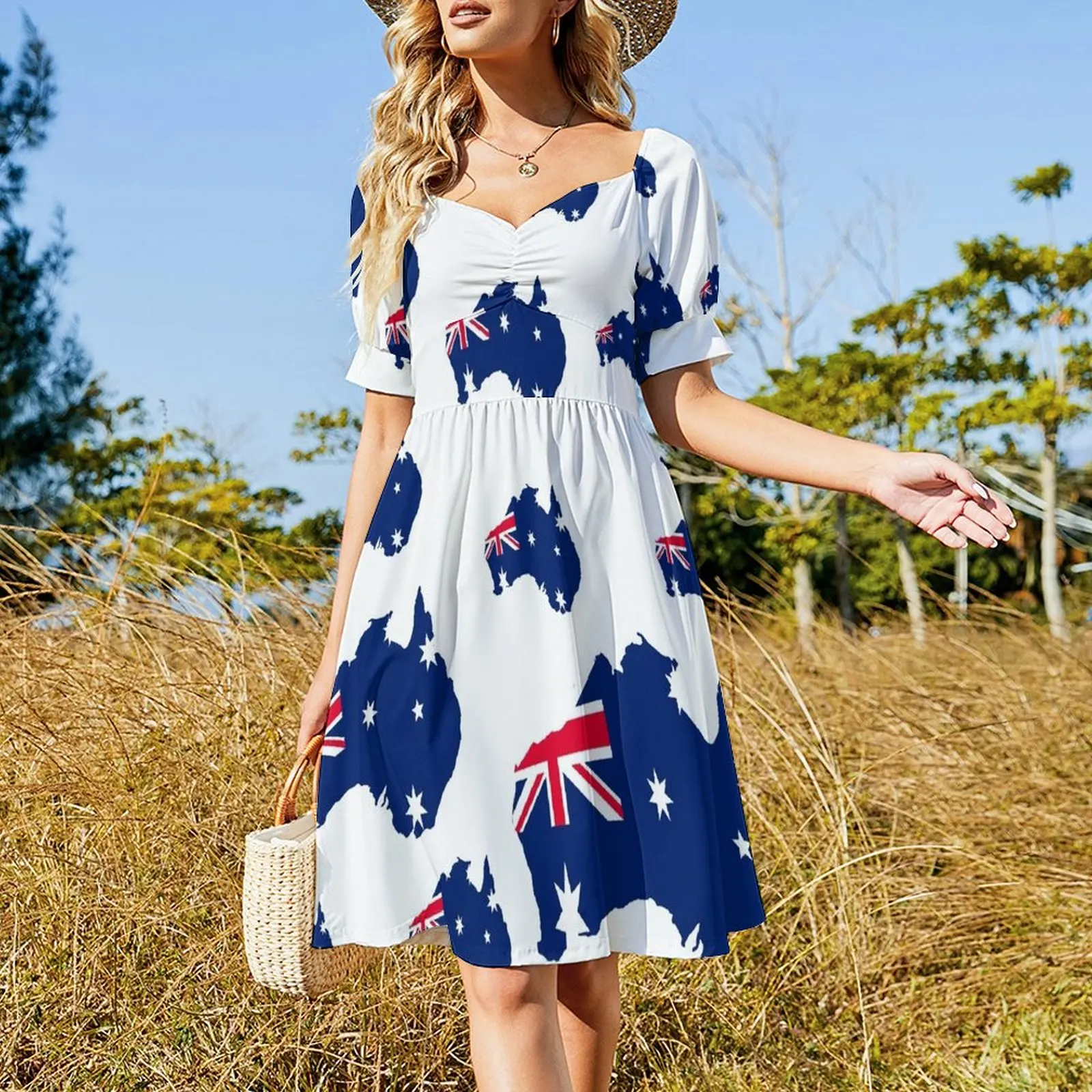 Australian flag (3) Short Sleeved Dress dress summer summer women's dress 2025 Womens dresses