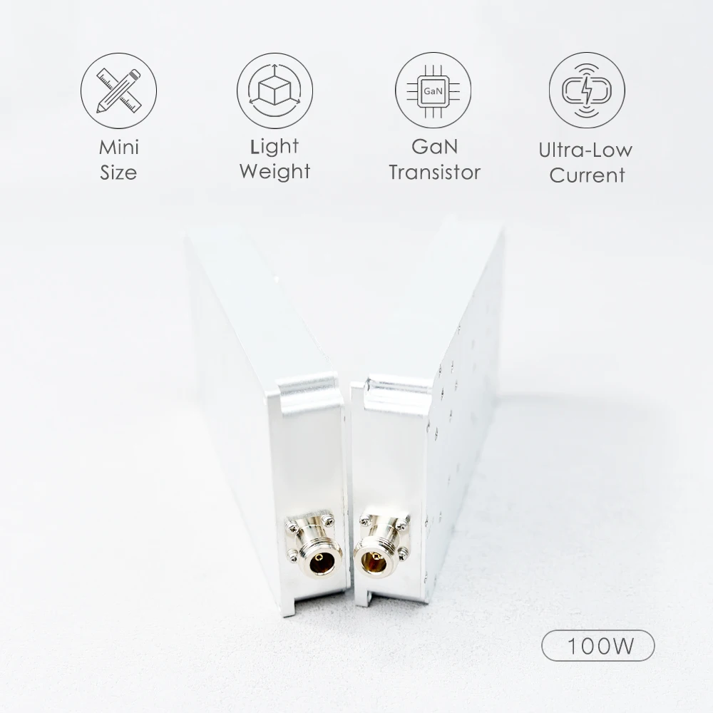 100W 100-200MHZ 200-300MHZ 400-500MHZ 500-600MHZ 600-750MHZ 20MHZ-6G GaN GPS WIFI Signaal PA Eindversterker Module