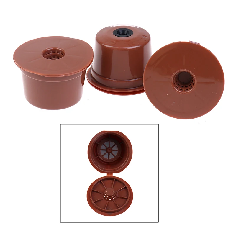 3PCS Reusable Coffee Capsules Cup For Caffitaly Refillable Coffee Pods Coffee Filter Refilling Filter Coffeeware Gift