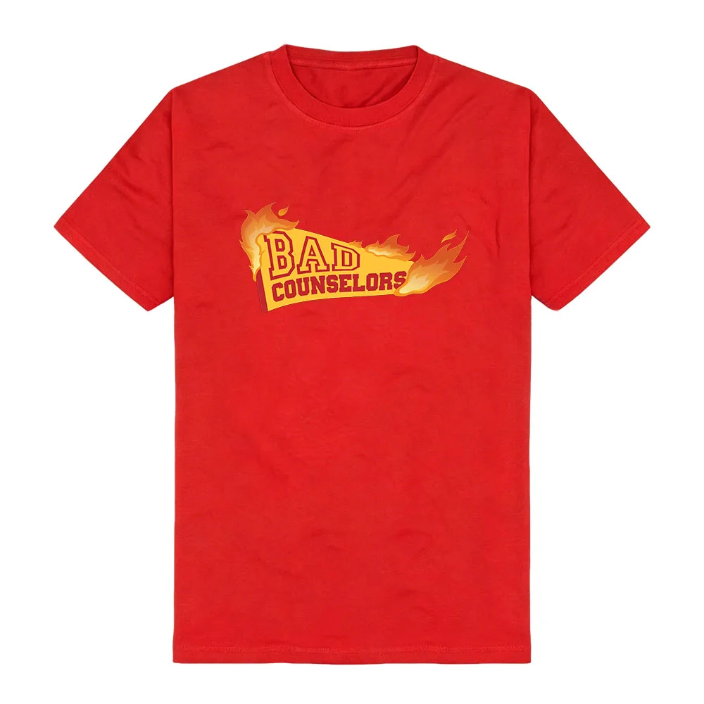 Bad Counselors Film Graphic Tees Burning Bush Logo Design Print Tshirts Cotton Summer O-neck Men Women T-shirt Casual Unisex Top