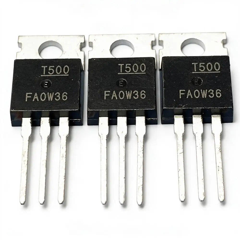 5PCS AOT500 HY3906W 60V 190A AOTF8S50 T414 AOT414 100V 43A APT5015BVRG 32A 500V ASCNT2012W2D2
