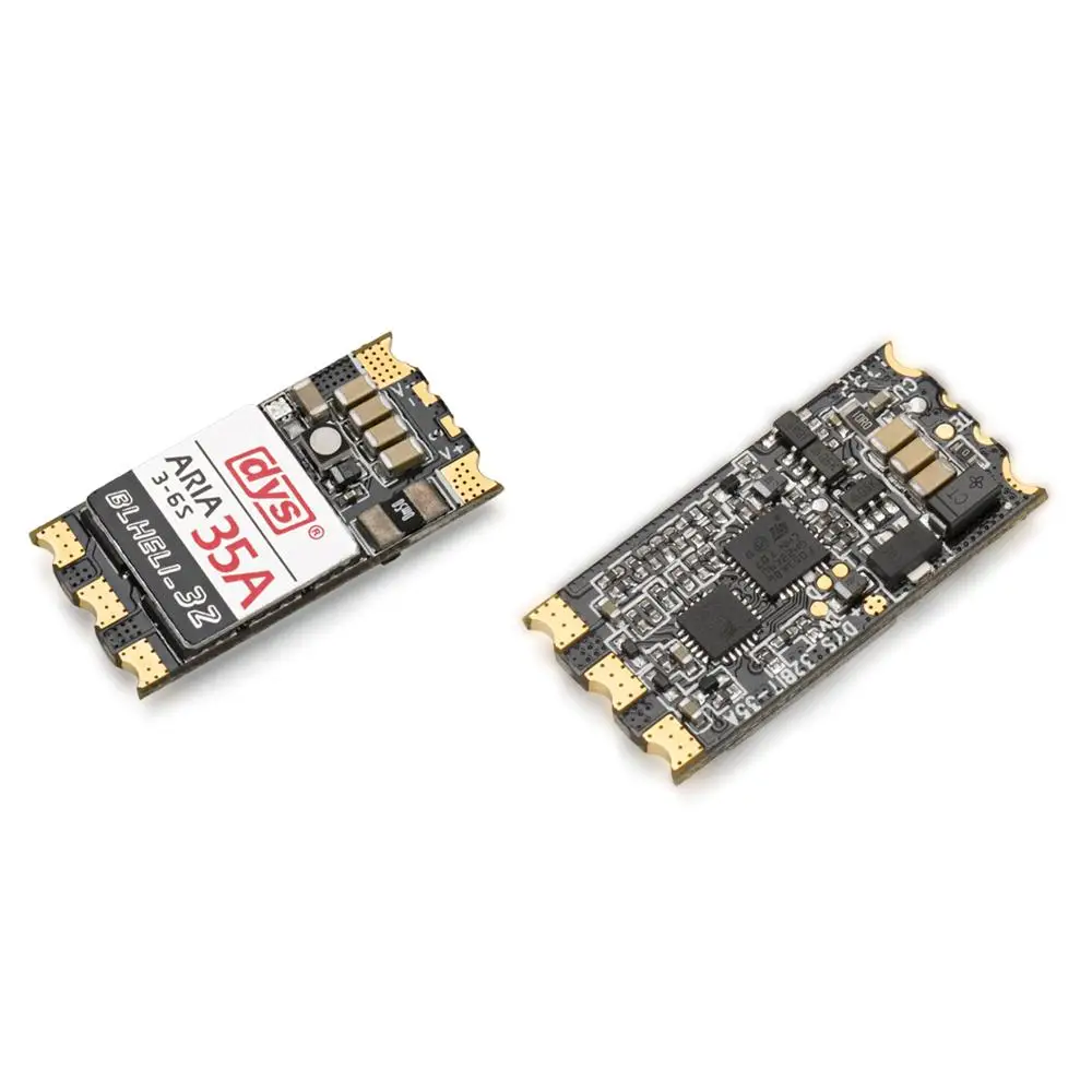 dys Aria 35A AM32 ESC BLHeli_32bit 3-6S Brushless ESC Built-in Current Meter Sensor oneshot 125 Multishot Dshot 150/300/600/1200