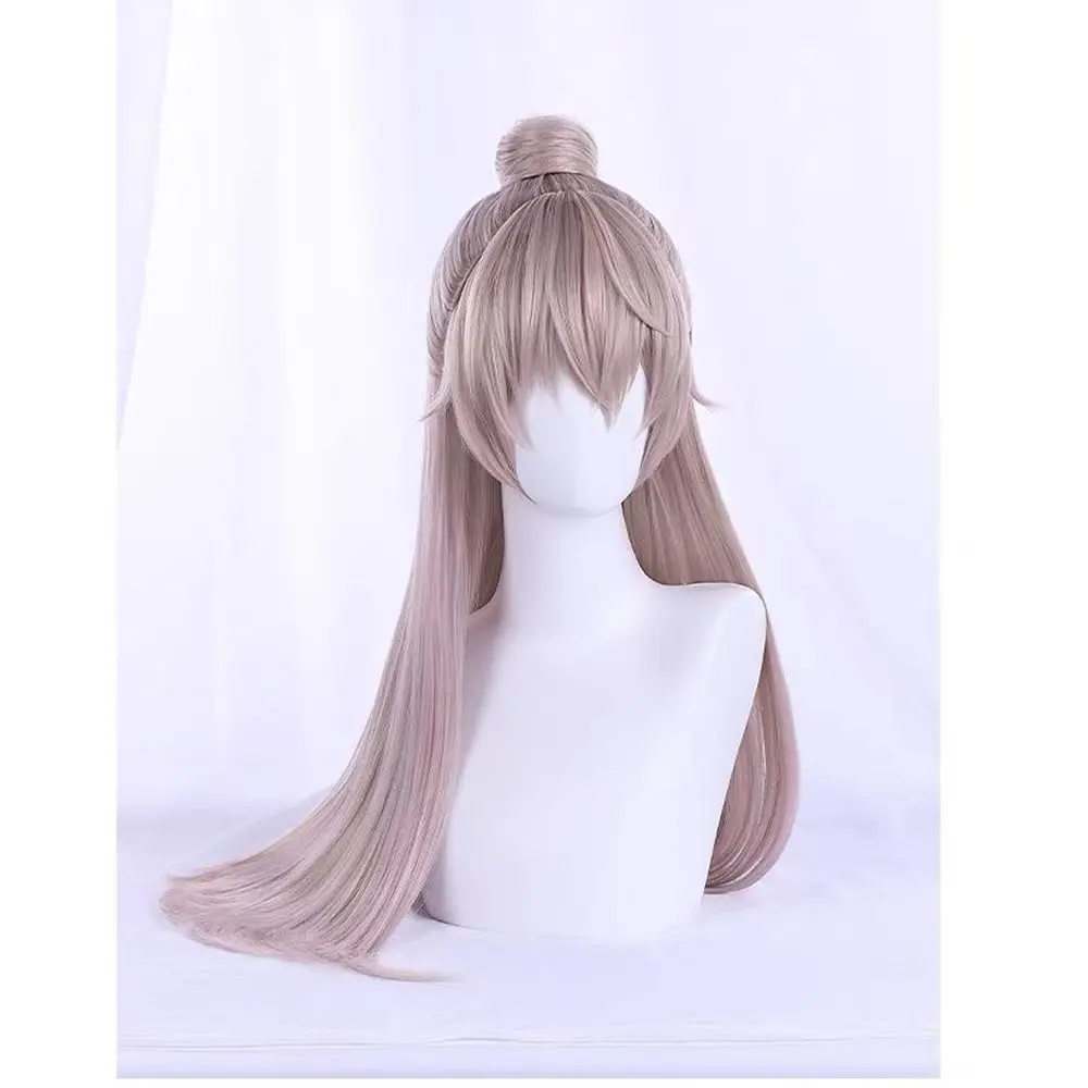 Code Name Yuan Ji Cosplay Perücke Antiker chinesischer Stil Half-Up-Frisur mit Rosennetz-Kostümhaar