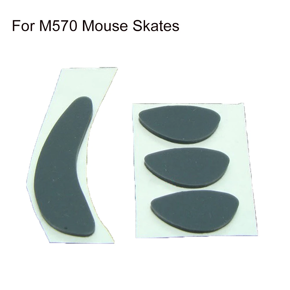 

NEW Mouse Feet Skates Pads For Logitech M570 Track Ball Mouse Black Anti Skid Mice Foot Pad Sticker Mouse Accessories