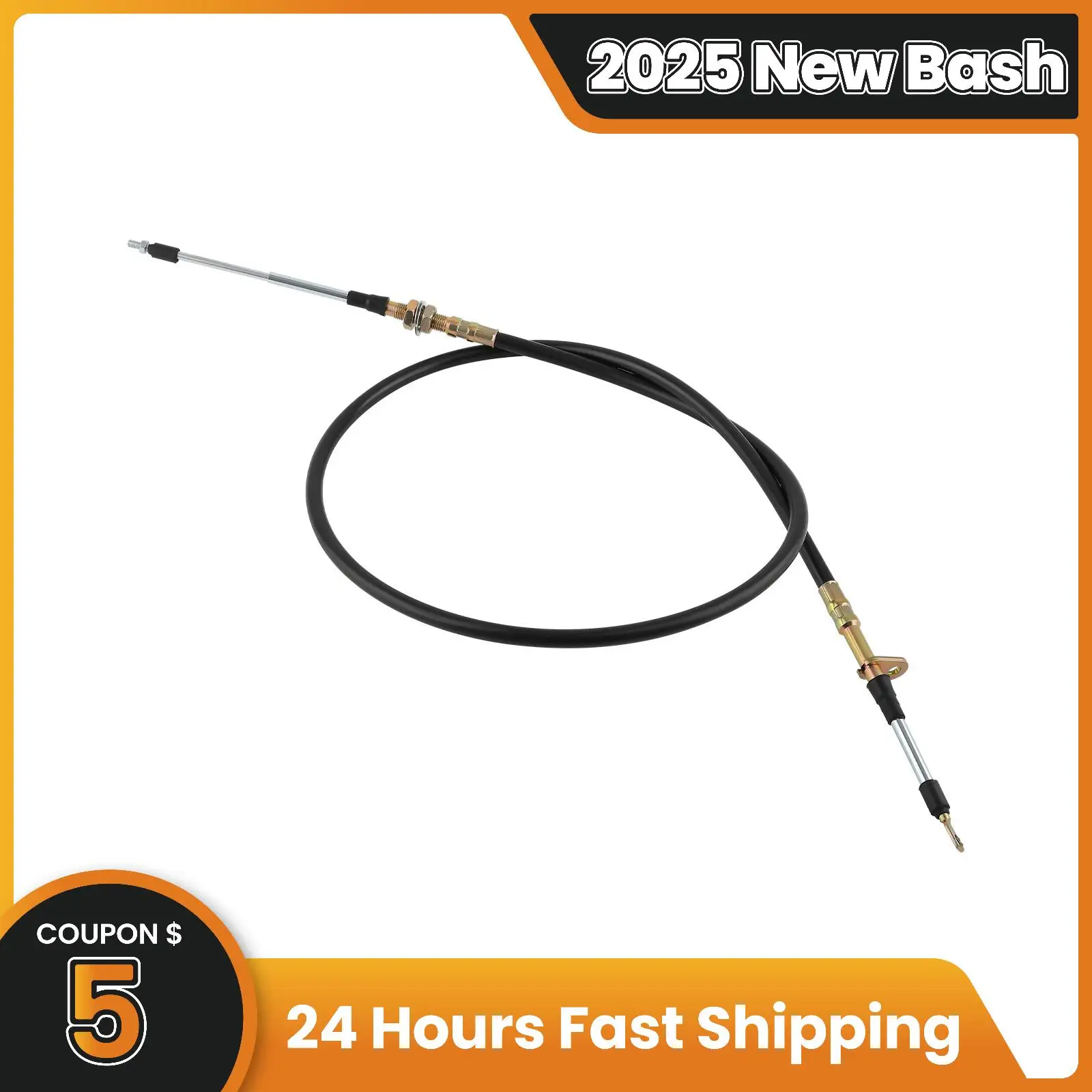 

Auto Transmission Shifter Control Cable for B&M Shifters 81831 5-Foot Length New