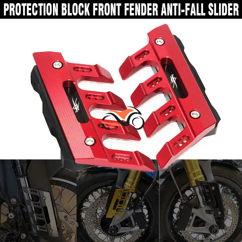 

For SUZUKI HAYABUSA GSX1300R GSX 1300R Motorcycle CNC Accessories Mudguard Side Protection Block Front Fender Anti-Fall Slider