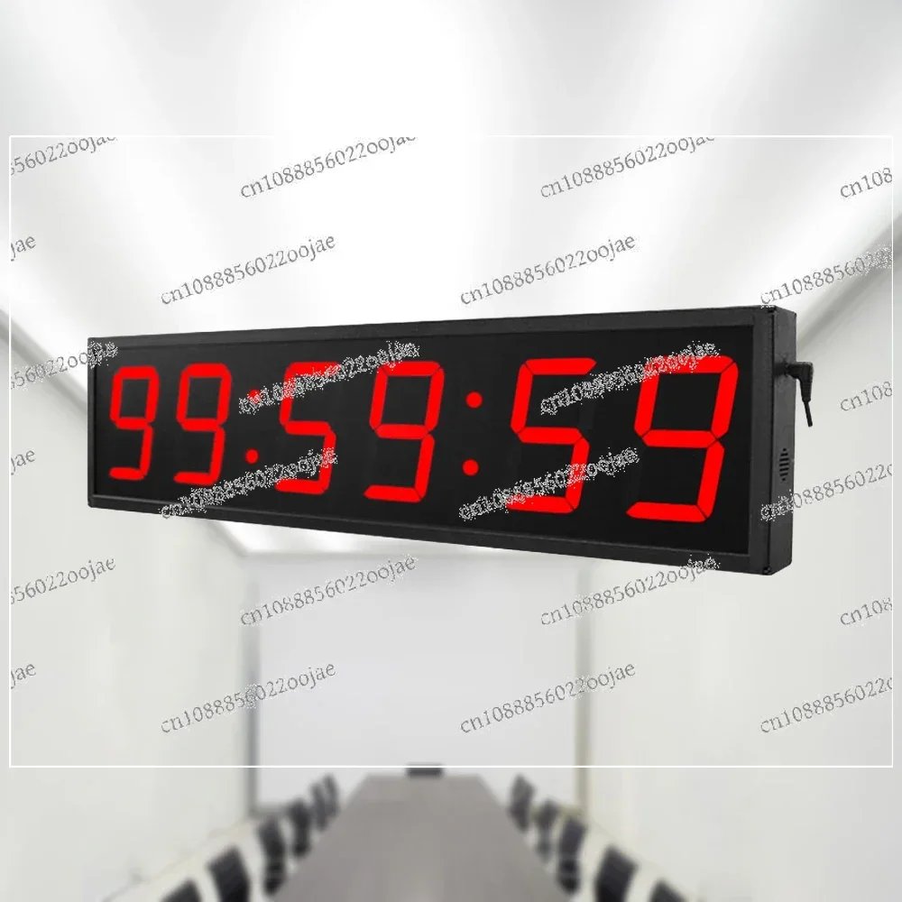 Digital LED Countdown Timer with Remote Control, Electronic Alarm Clock, 4 