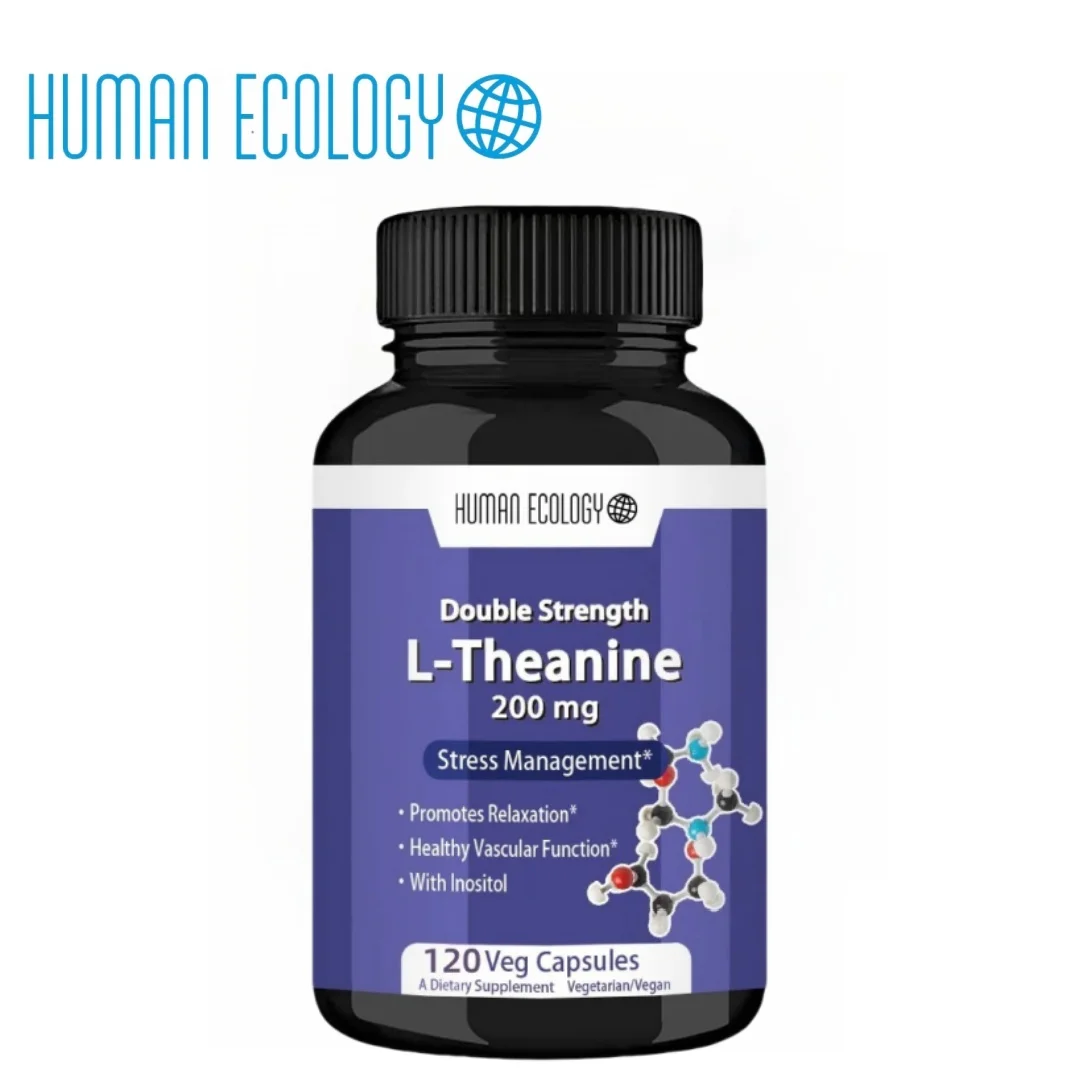 

L-theanine Supplement 200mg, 120 Capsules (soy Free, Gluten Free, Non Gmo)