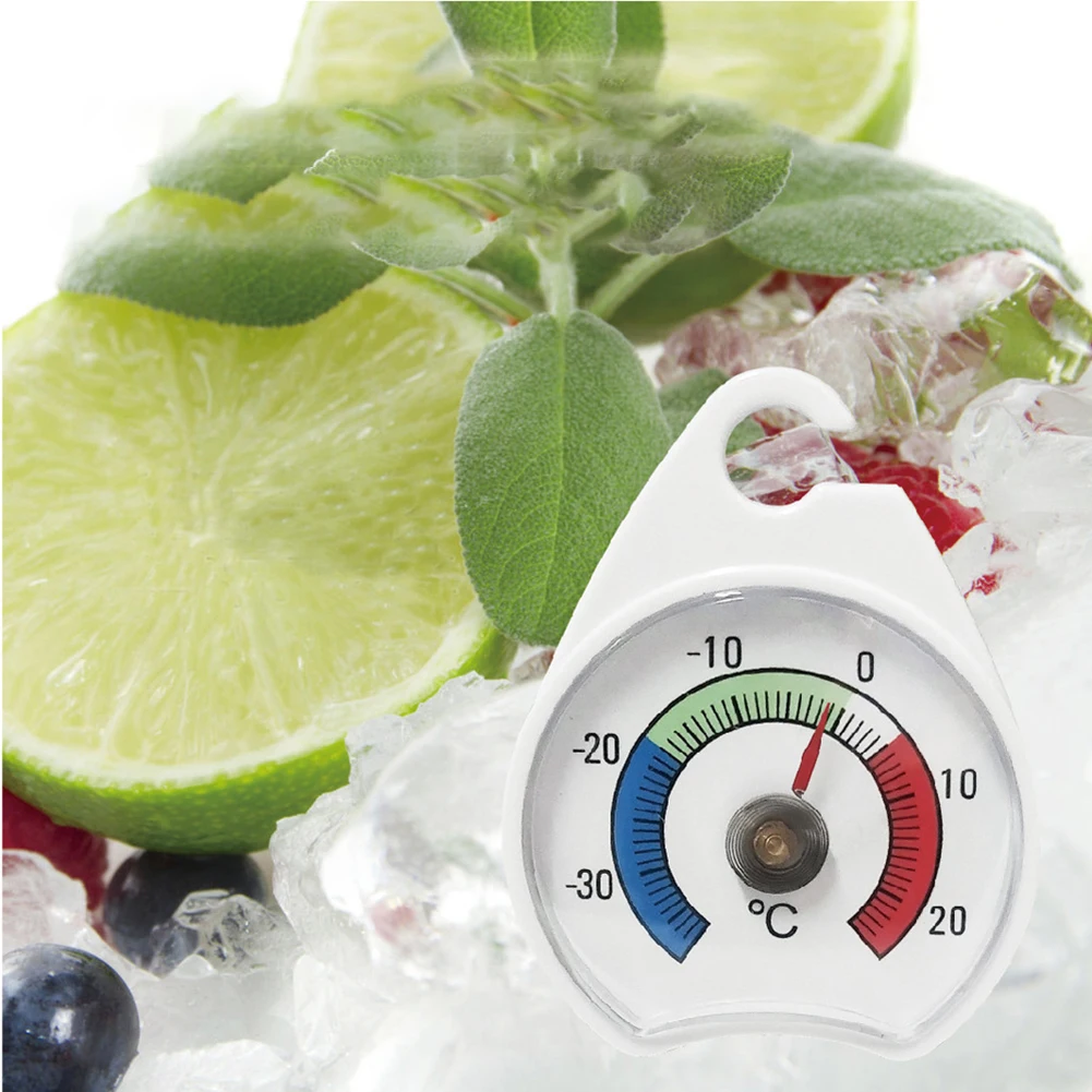 Cold-storage Kitchen Thermometer 65*54mm Fridge Thermometer -30 To 20 C Range High-precision Sensor For Kitchen