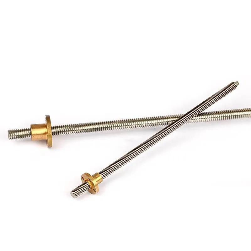 China Supplier 3D Printer Trapezoidal Thread Lead Screw TR8x2 TR10x2