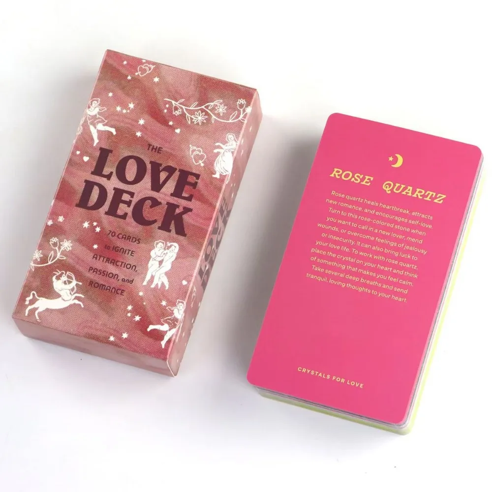 Love Deck 10.3*6cm 70 Cards of Short Spells, Meditations, and Love-themed Rituals