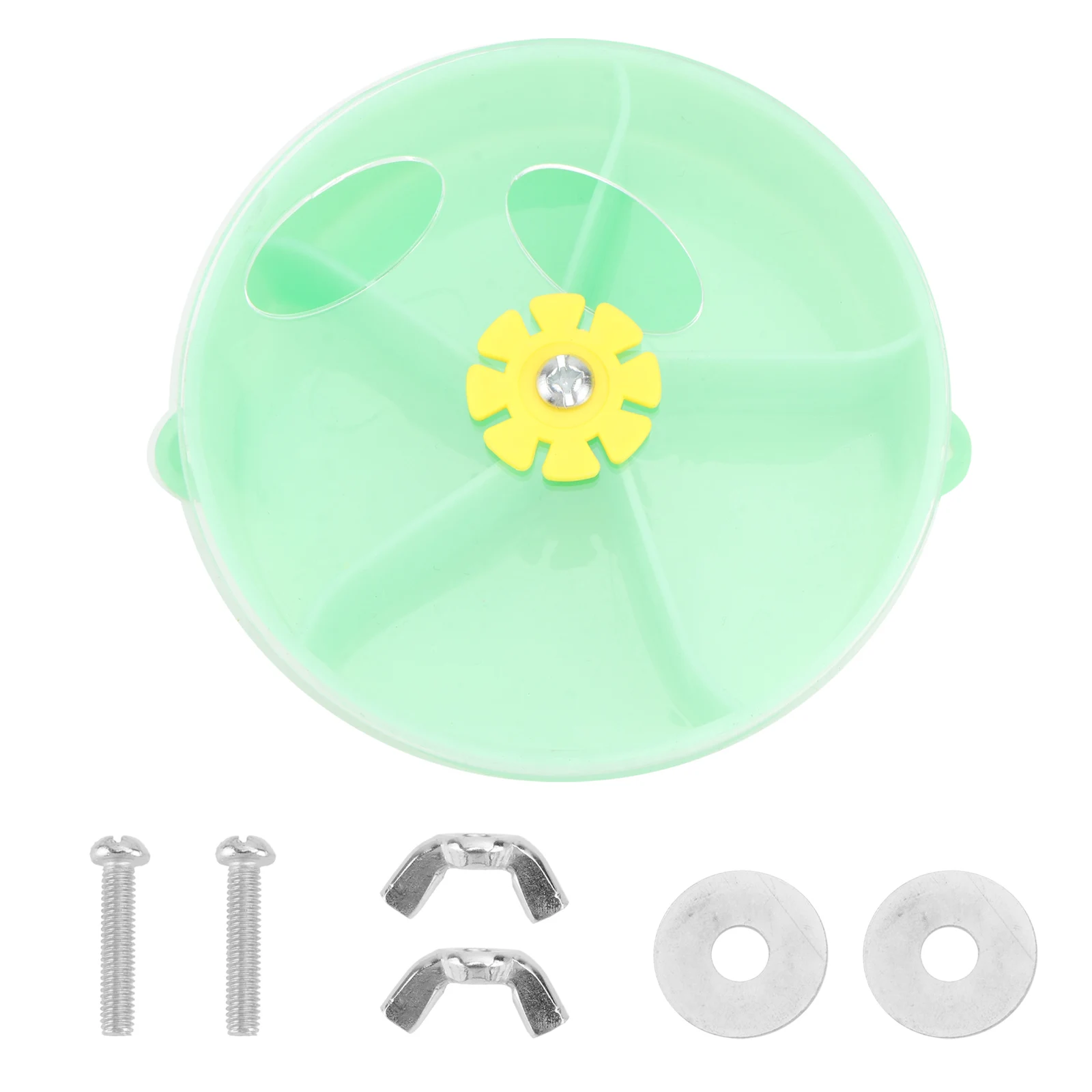 

1pc Acrylic Bird Foraging Ball Parrot Feeding Box Multi Grid Food Container Durable Wear Resistant Puzzle For Conure