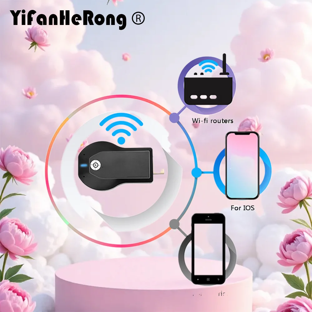 

M2 Plus TV Stick, беспроводной WiFi-приемник для трансляции экрана, ТВ-донгл, 1080P, HDMI-совместимый