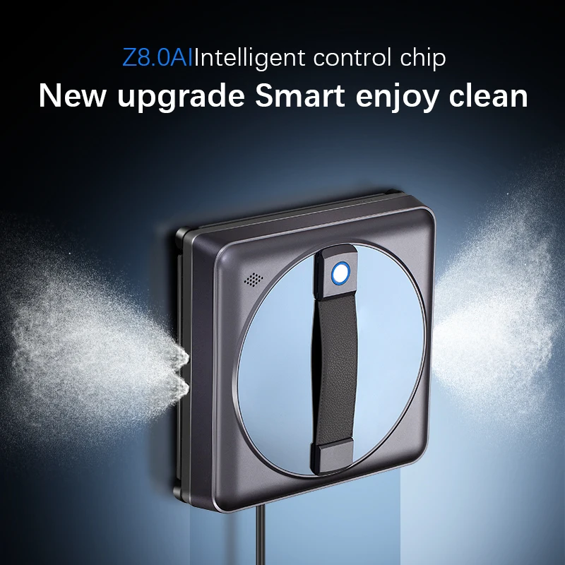 Умный электрический пылесос с четырьмя насадками, робот-пылесос, автоматическая четыре автоматическая мойка окон с распылением воды для эффективной уборки