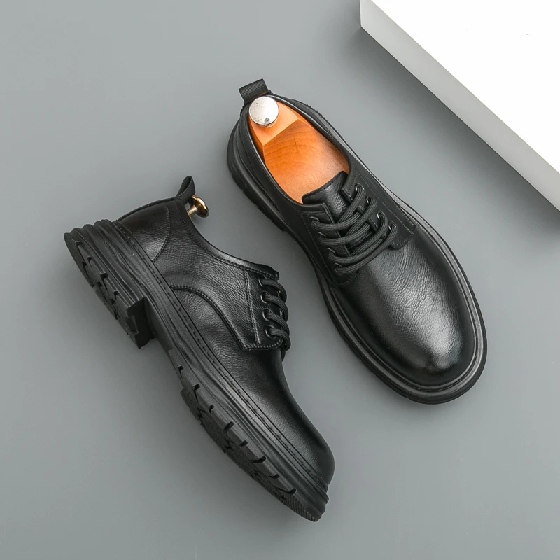 

Men's Black leather shoes Classic casual style office or party Outdoor Fashion Street 38-48 Daily suits adult business shoes