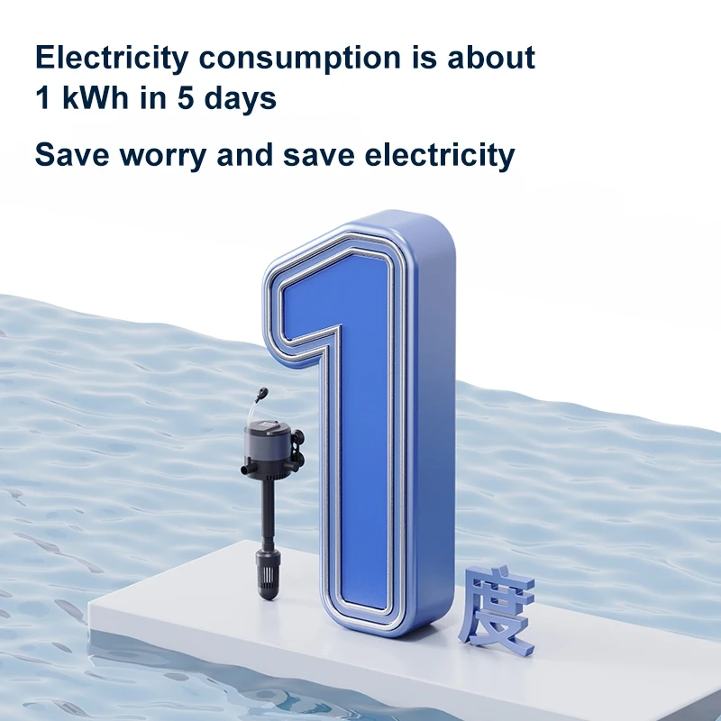 Fish Tank Filter Four in One Oxygenation Wave Pump Aquarium Fish Tank Circulation Submersible Pump Silent Water Fountain Pump