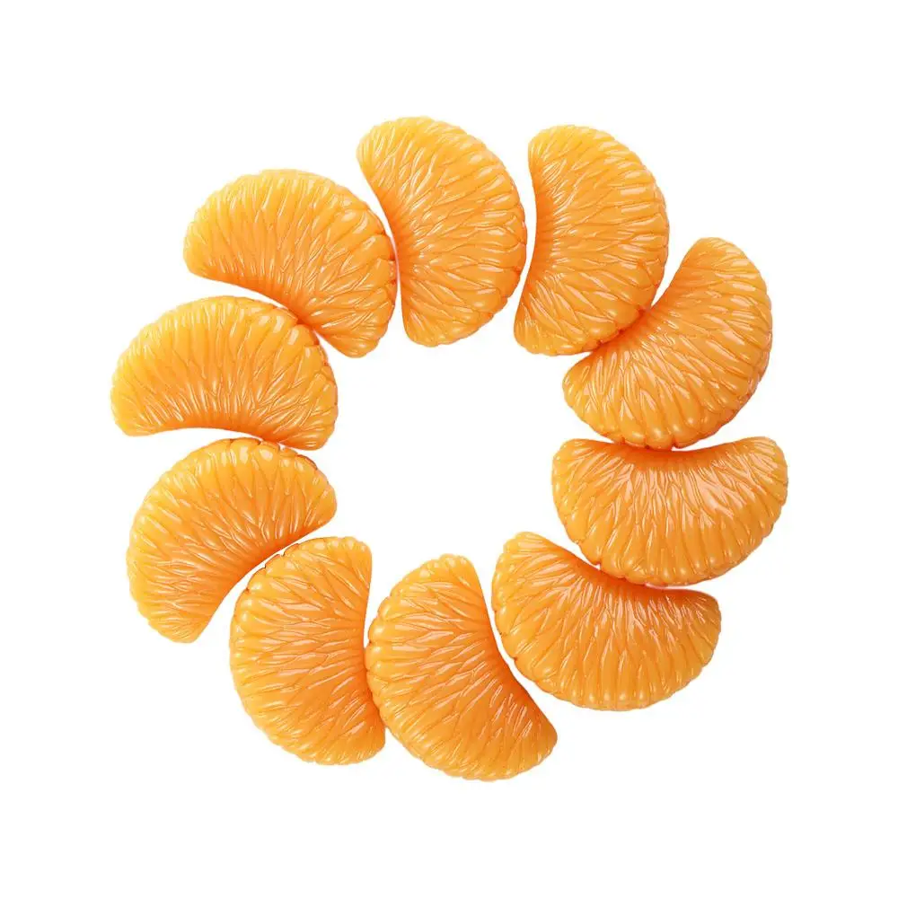 10 Piezas de Mini Naranjas Artificiales Decorativas Realistas para Decoración Navideña del Hogar