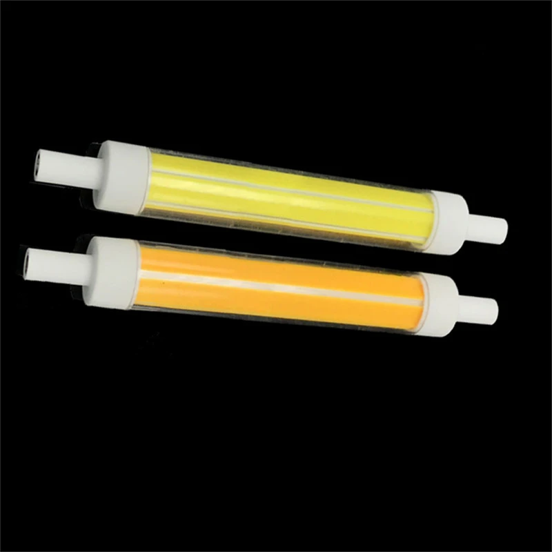 

10pcs LED COB R7S 18W Dimmable J118 118mm lamp bulb Fan NO noise replace halogen floodlight AC220V 240V Warm/Cool White LED lamp