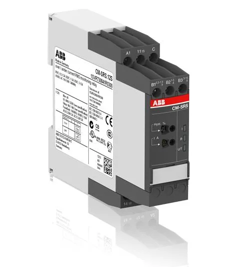 ABB Monitoring Relay CM-SRS.12S, 1c/o, 0.3-15 A,