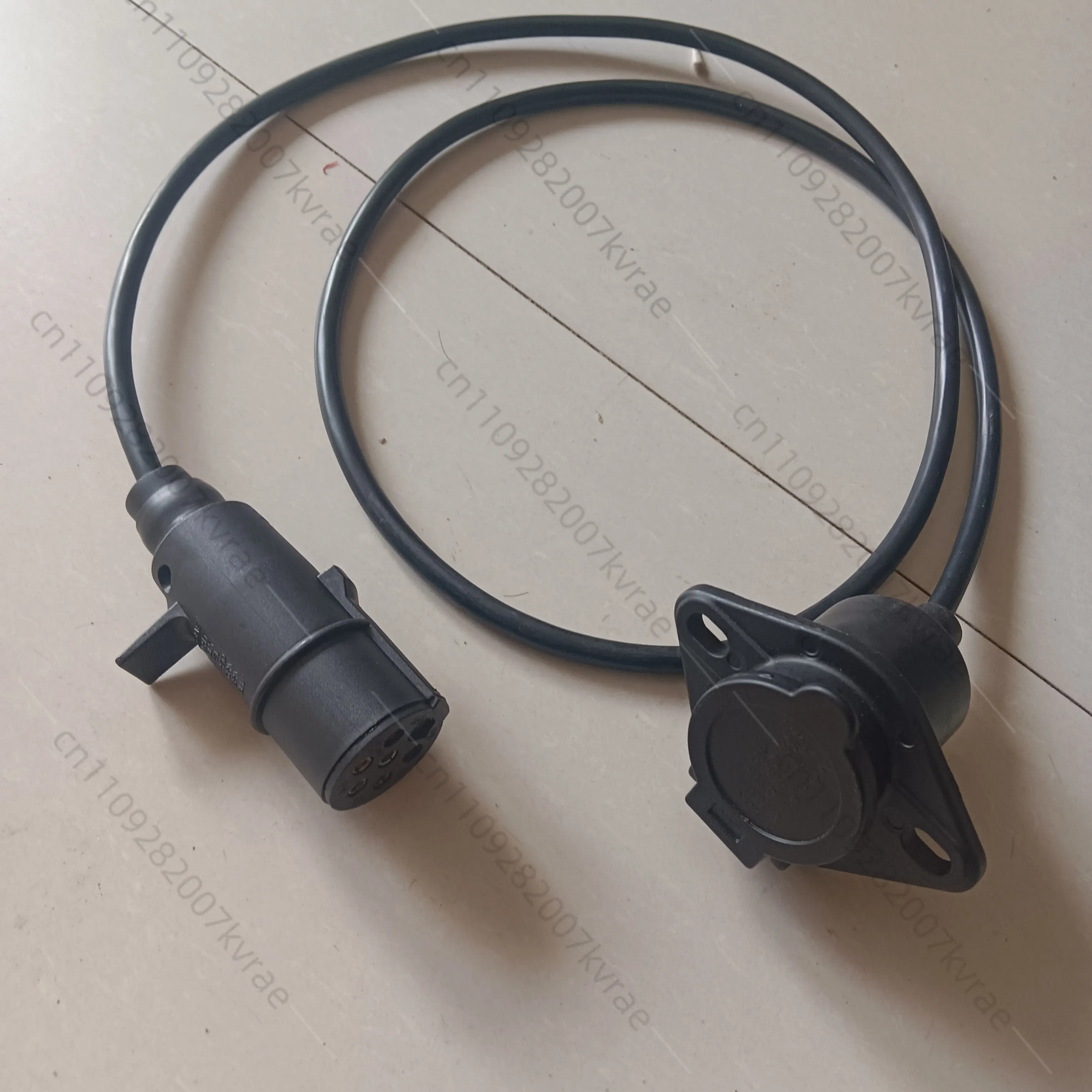 Truck trailer cable 7-core helix assembly seven-hole wire plug holder