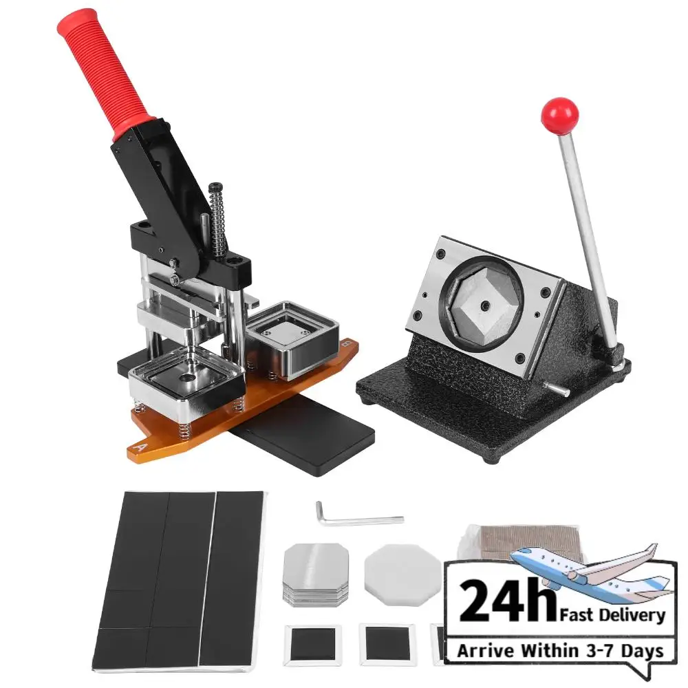 

Машина для изготовления квадратных фото магнитов на холодильник 50*50 мм, набор для создания фото магнитов с 100 комплектами материалов для рукоделия, домашнего использования и бизнеса