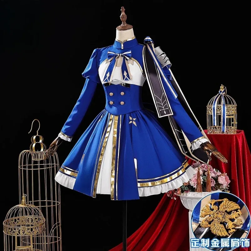 2025 22 هونكاي ستار السكك الحديدية X FGO صابر تأثيري حلي الأزرق تنورة علوية أغطية الرأس القوس مجموعة النساء الفتيات الرجال اتفاقية حفلة كوميدية Outf