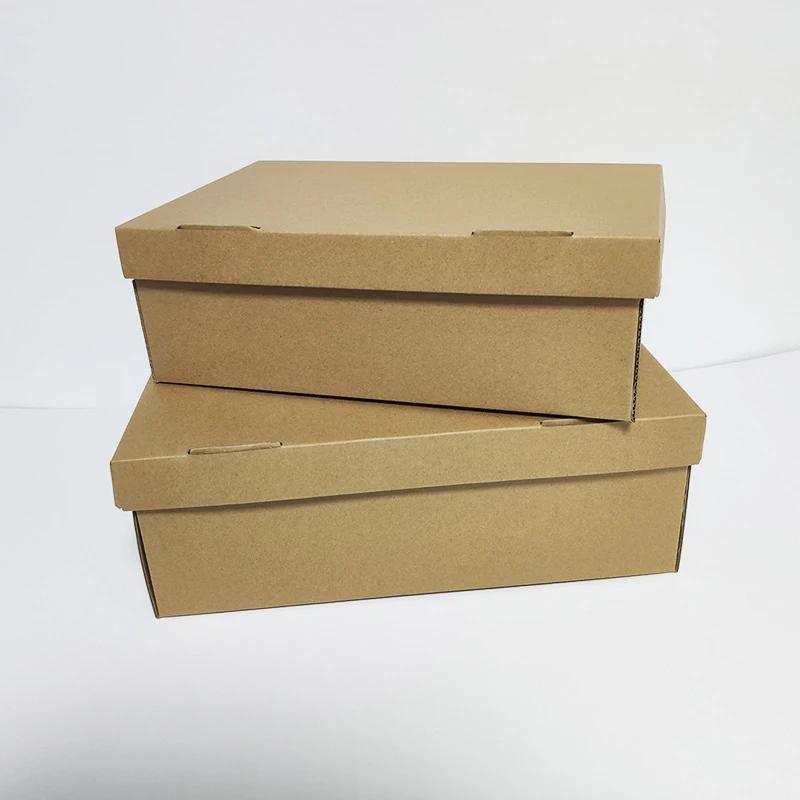 5Pcs/lot 3-layer Corrugated Shoe Box Handmade Package Carton Business Mailing Gift Box Cardboard For Shipping Packaging Box