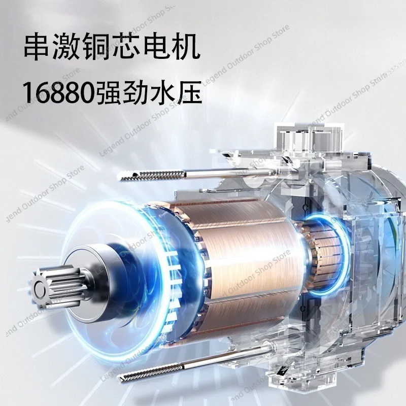 Household Car Washing Machine 220V High Pressure Washing Machine Portable Water Gun High Power Water Pump Car view 3