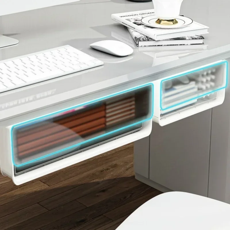 Under Desk Hidden Drawer Organizer Office Organizer Stationery Under Desk Organizer Dormitory Sundry Storage Drawer