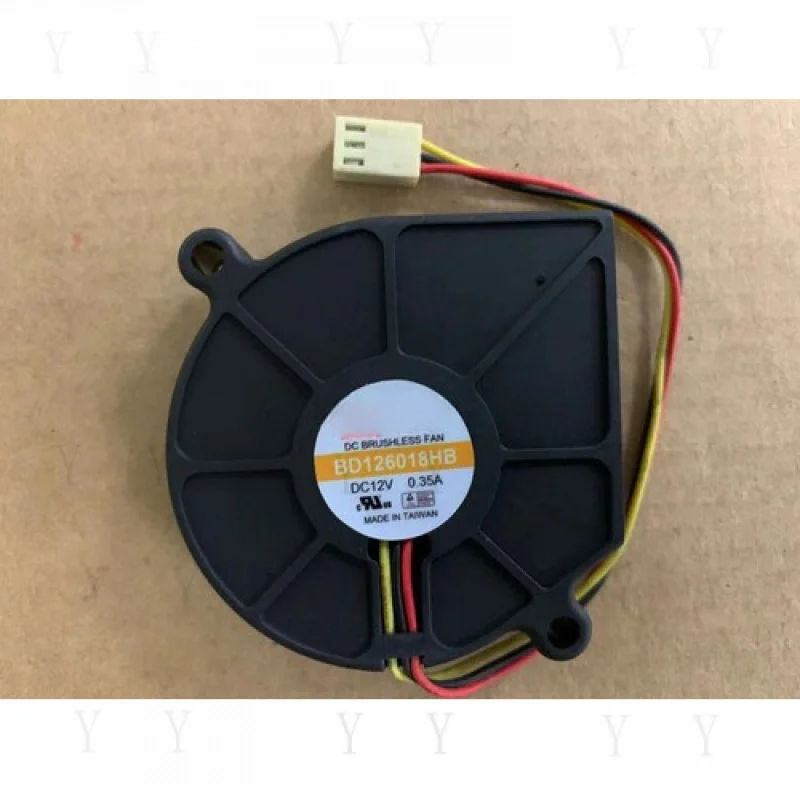 Y+  for Y.S.TECH BD126018HB fan 60mm x 18mm Blower Cooler Cooling Fan DC 12V 0.35A 3Pin