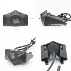 720P 170° Car Front View Camera HD Night Vision Positive Support Waterproof View Car Front Parking Camera For Audi A6 2012 2013
