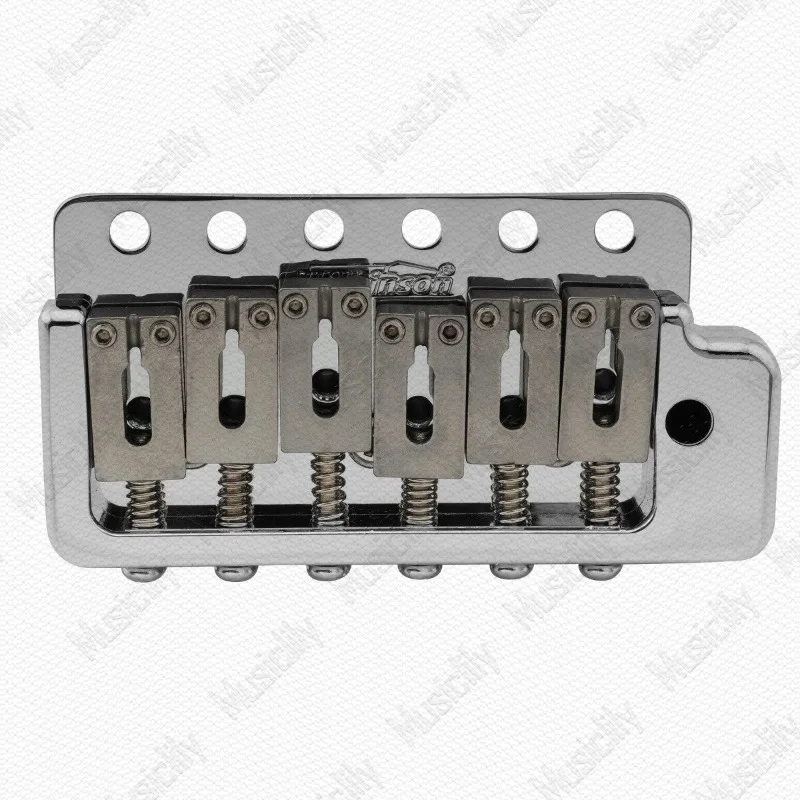 Wilkinson WVPC 54mm ST Guitar Tremolo Bridge 6-Point Stainless Steel Saddles Brass Base For Electric Guitar