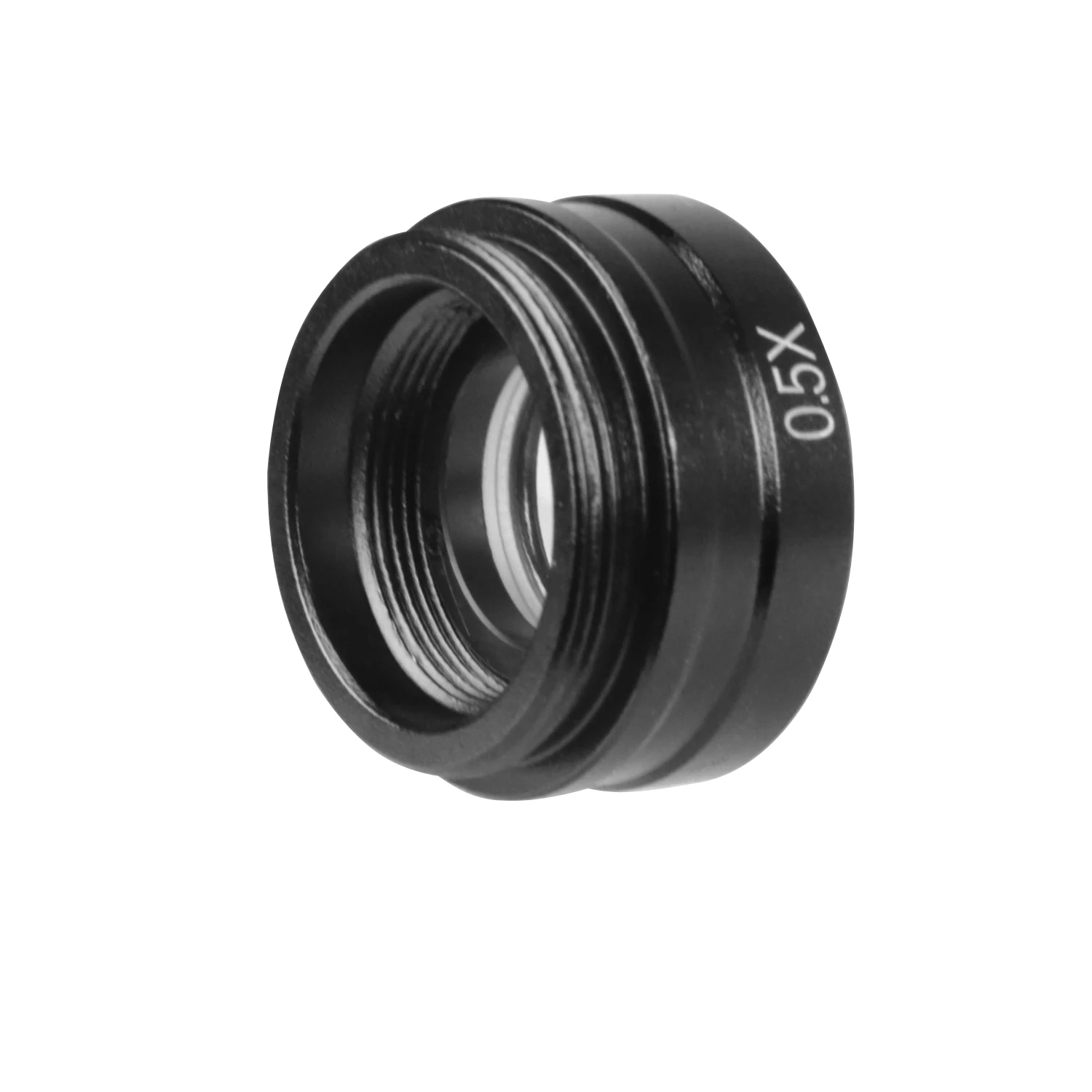 YIZHAN 0.5X Auxiliary Barlow Lens Suitable For YIZHAN-150x C-Mount Zoom Lens 25mm Thread Diameter Increase Focus Field Of View