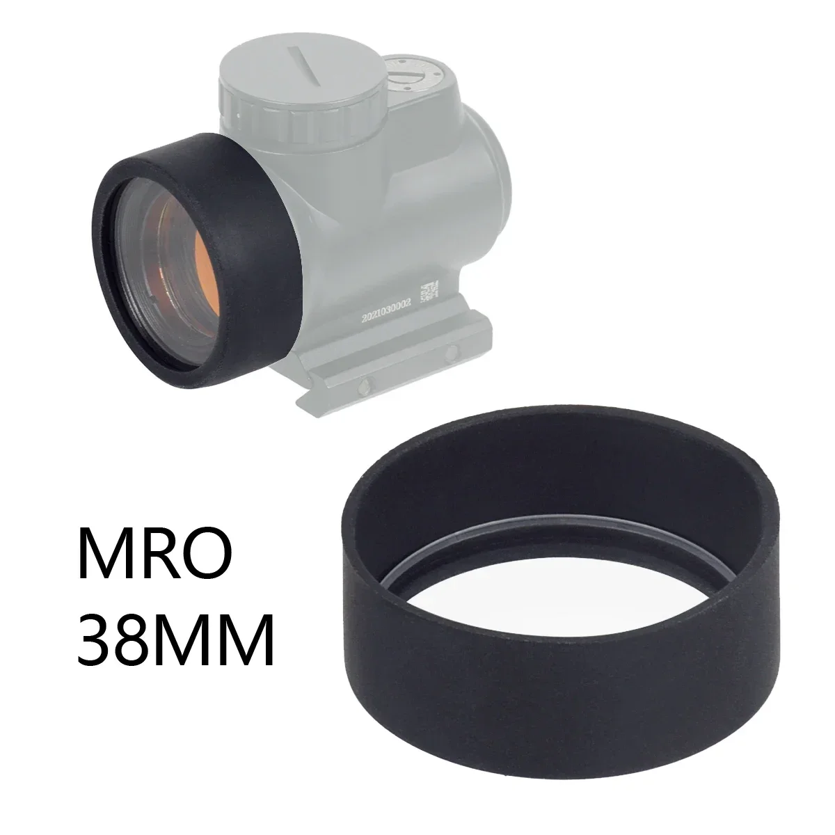 Tactical SureFire M300 M600 X300 X400 Weapon Light Rubber Lens Cover Cap Guard Protector For SRO MRO Red Dot Sight