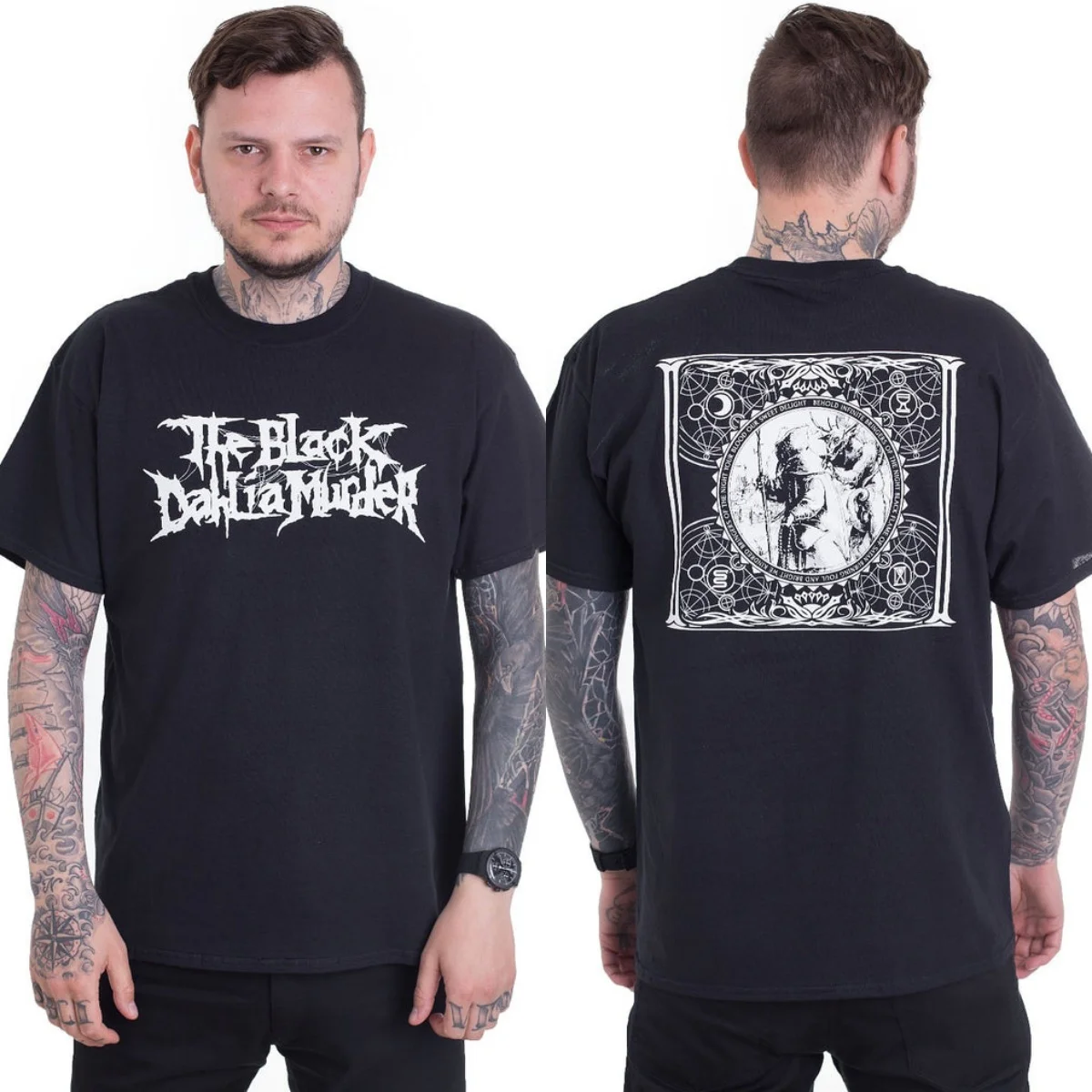 Y2k The Black Dahlia Murder Graphic Cotton T-shirt Unisex Summer Short Sleeve Fashion Brand Tee Luxury Casual Vintage Tees