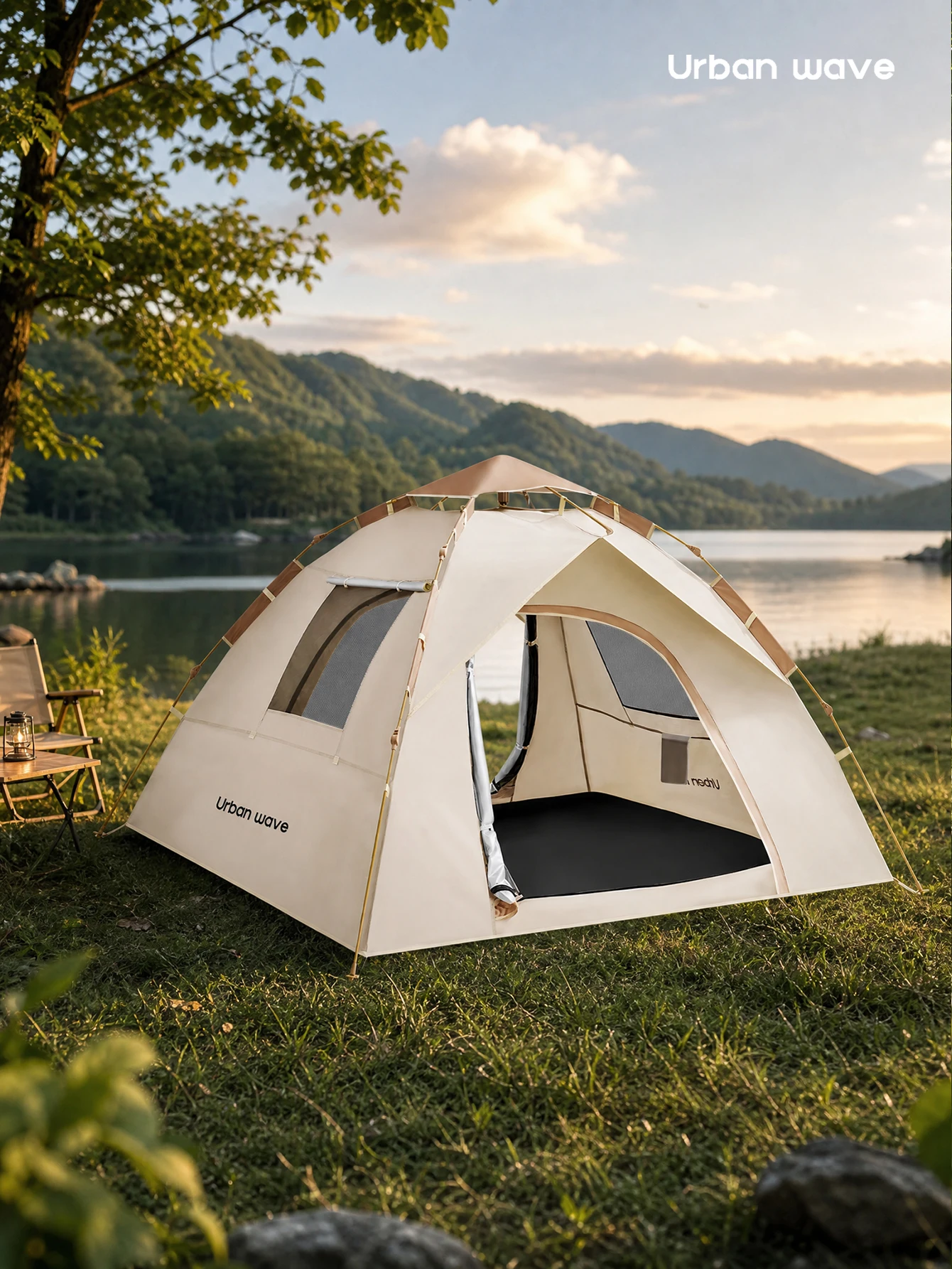 Outdoor Adventure Tent - Automatic Pop-up Camping Tent, Windproof, Sunproof,