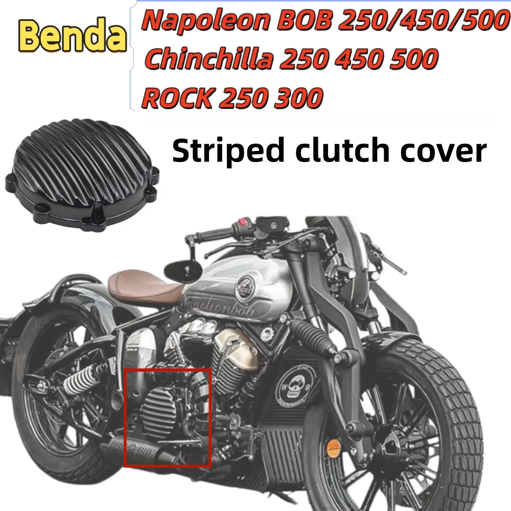 couvre-embrayage-benda-napoleon-bob-450-250-500-chinchilla-250-450-500-rock-250-300-couvercle-decoratif-lateral-du-cylindre-du-moteur