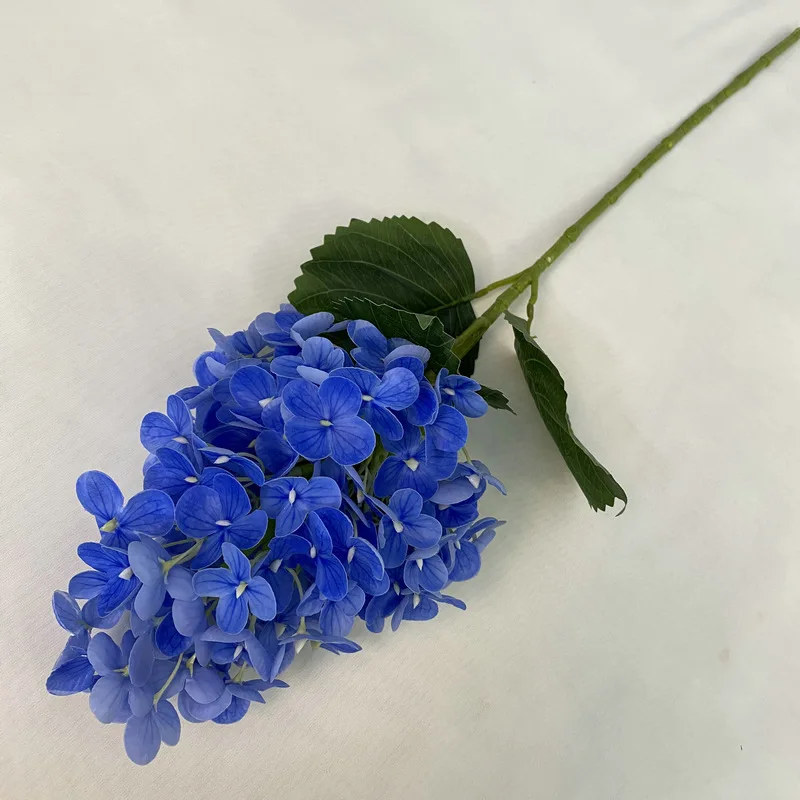 4-teiliges Set aus künstlichen Latex-Hortensien mit realistischem Aussehen, Kunstblumen für Hochzeitsdekoration, Hortensien-Blumenarrangement für Partys, Heimdekoration, Ornament – Detail 6