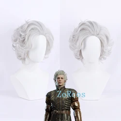 Astarion Cosplay Wig Baldur's Gate3 Cos Vampire Cosplay Wig Heat Resistant Synthetic Hair Astarion Wig + Free Wig Cap