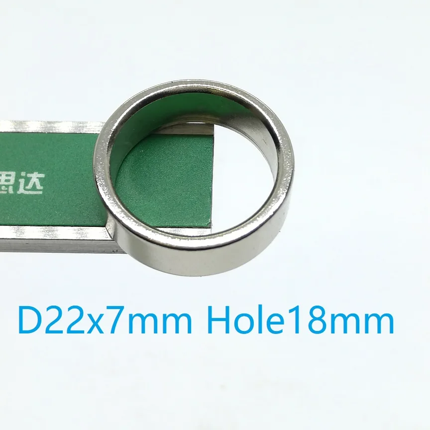 10PCS/LOT N35 Ring NdFeB Magnet Dia 10-25 Thickness 2-7 Strong Round Rare Earth Permanent Neodymium With Hole 6-20