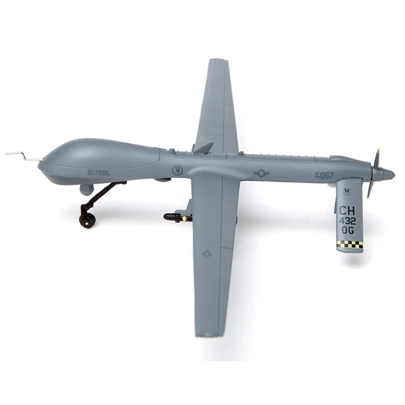 Diecast Scale 1/72 U.S. Air Force MQ-1 Predator Unmanned Reconnaissance Attack MQ1 Aircraft Model Collectible Gift Toy