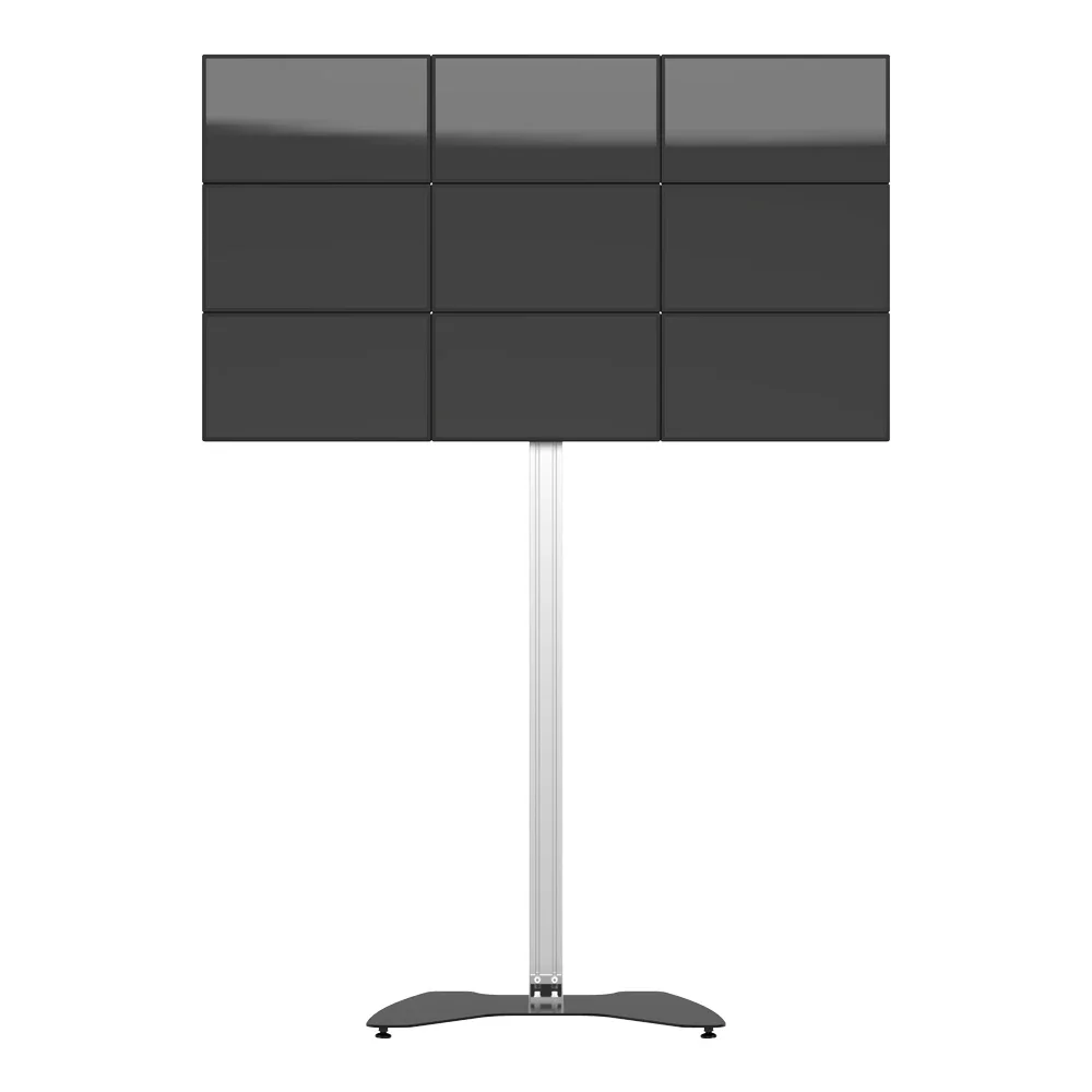 TV Mount Stand with Wheels Nine Screen Rotatable Adjustable Height Lift Computer Monitor Holder for 18